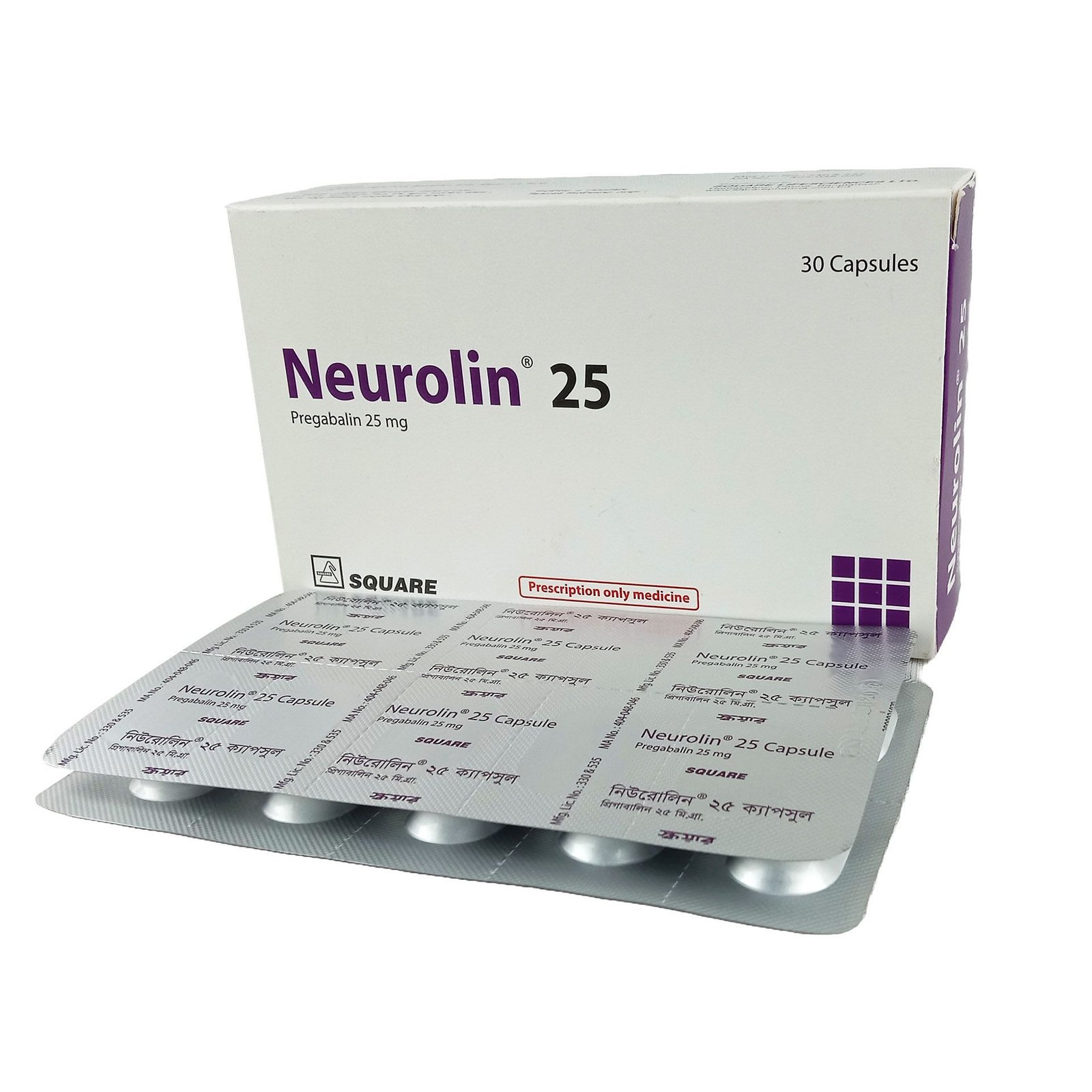 Neurolin 25 cap - https://www.upokar24.com