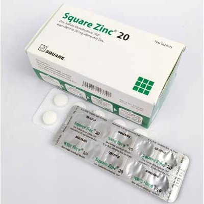 SQUARE ZINC20 TAB - https://www.upokar24.com