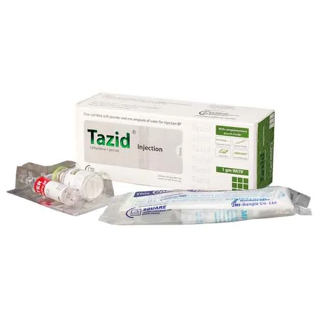 TAZID 1G IM/IV INJ - https://www.upokar24.com