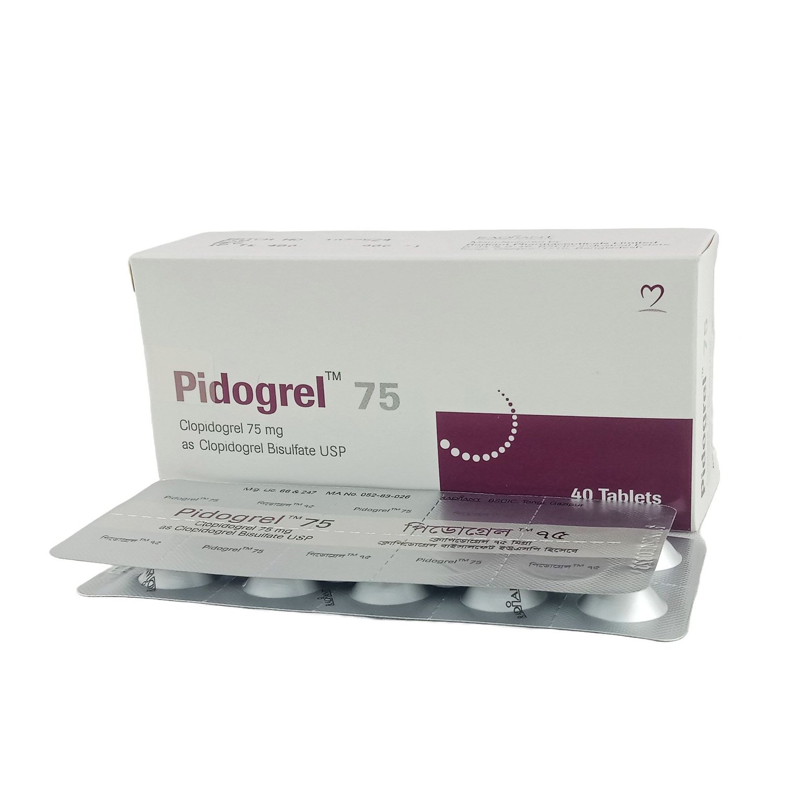 Pidogrel Fc tab75gm - https://www.upokar24.com