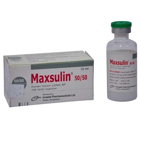 Maxsulin50/50 inj 100ml iu - https://www.upokar24.com