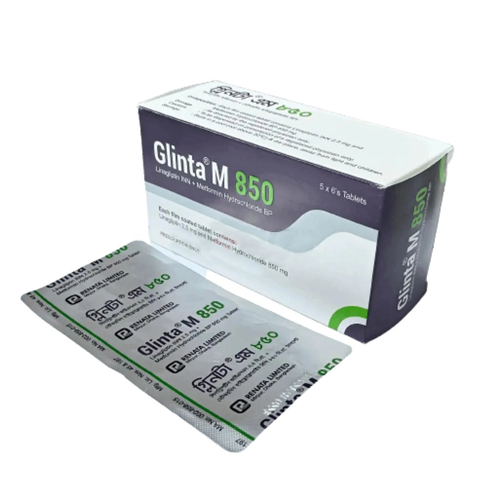 Glinta-M 850mg TAB - https://www.upokar24.com