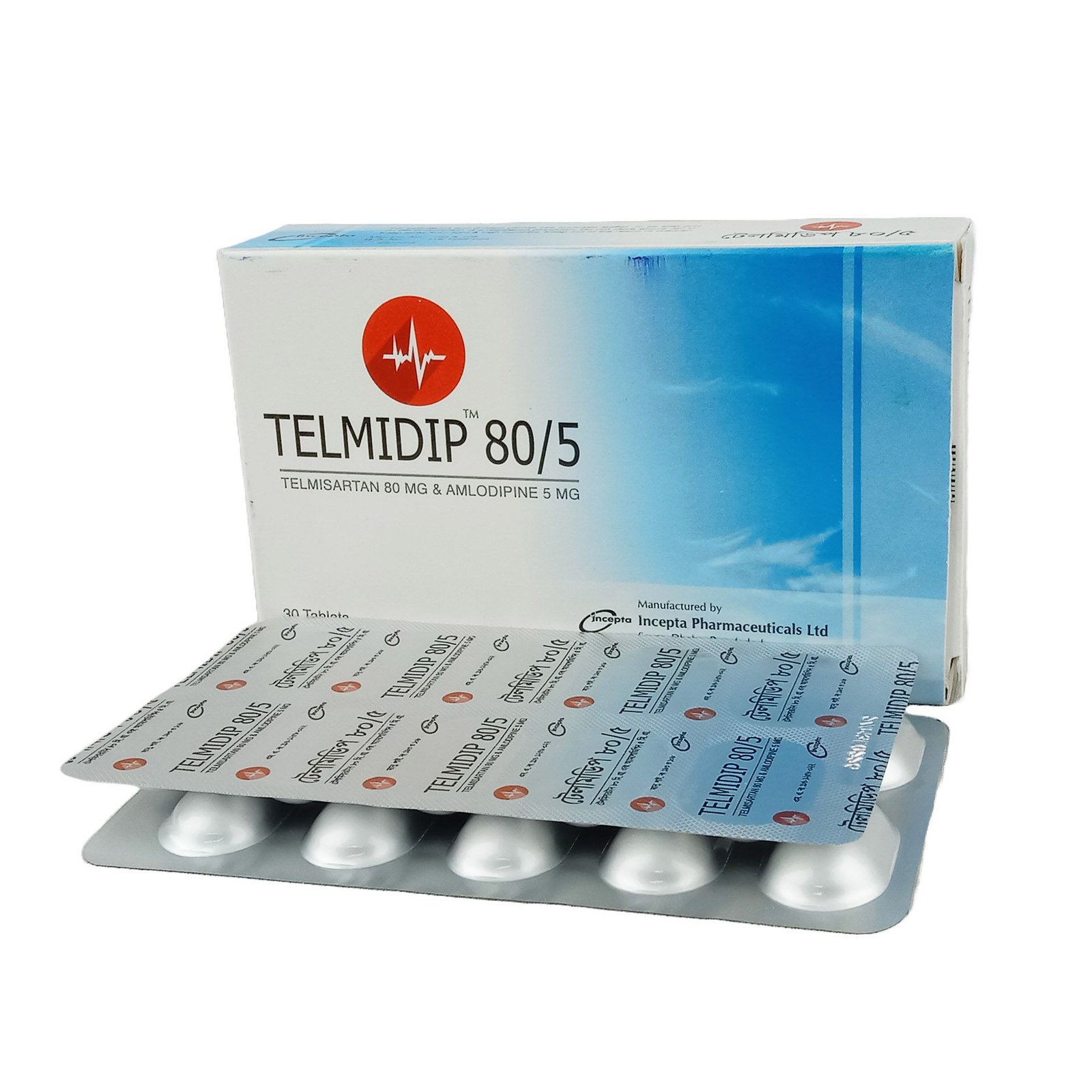 Telmidip 80/5 tab - https://www.upokar24.com