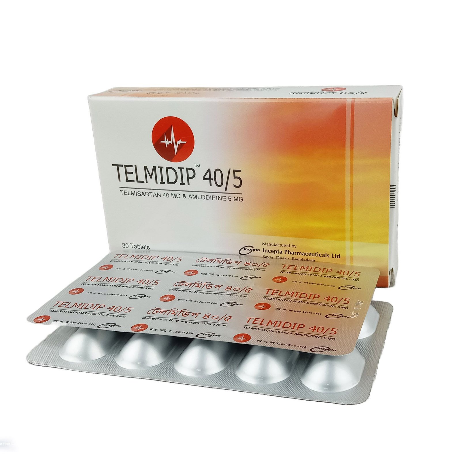 Telmidip 40/5 tab - https://www.upokar24.com