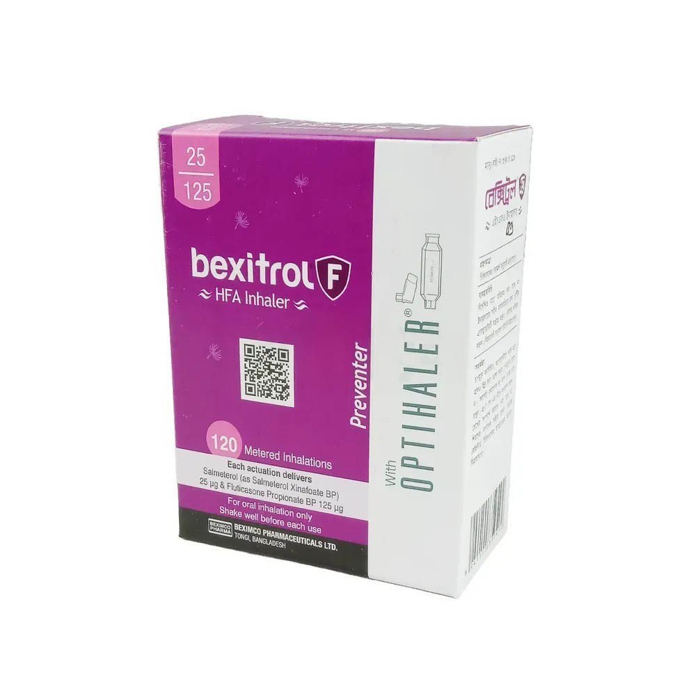 Bexitrol F HFA 25/125 Dc - https://www.upokar24.com