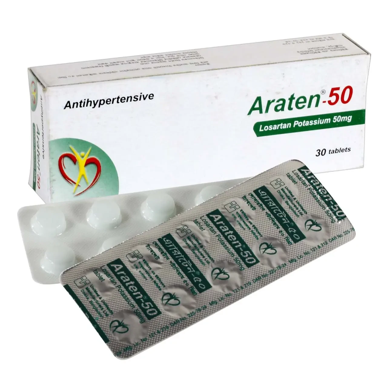 Araten-50 TAB - https://www.upokar24.com