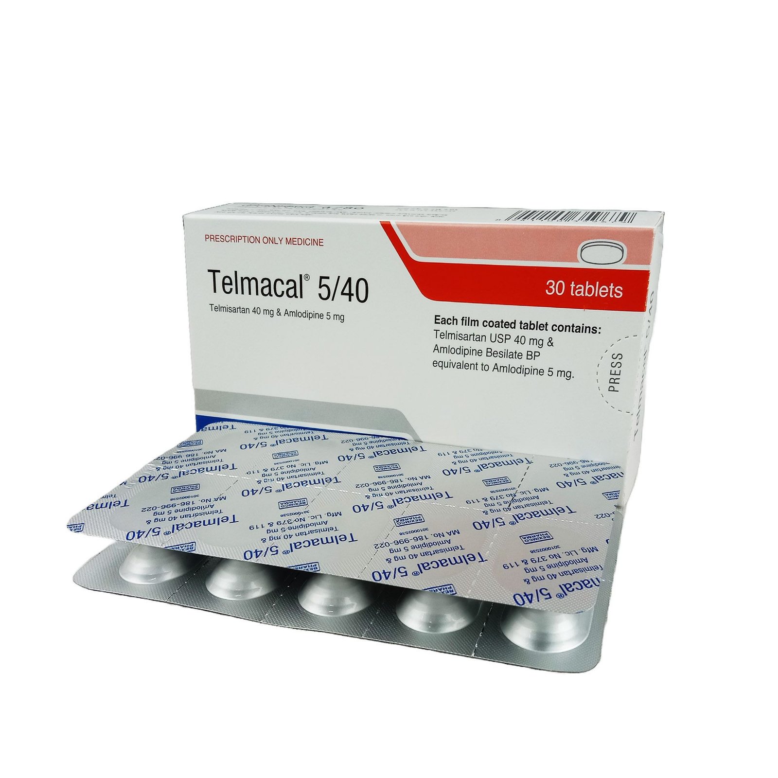 Telmacal 10/80 tab - https://www.upokar24.com