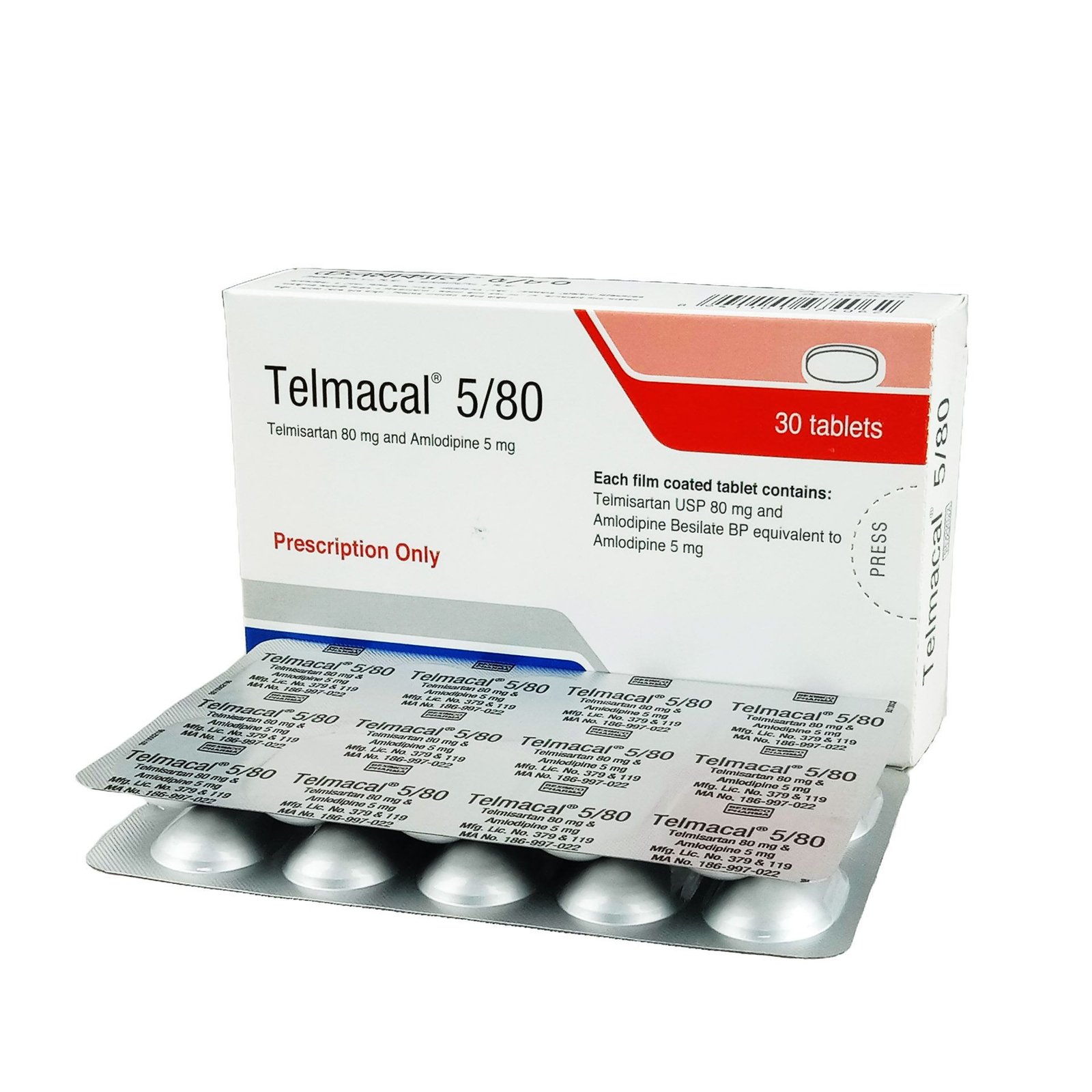 Telmacal  5/80 - https://www.upokar24.com