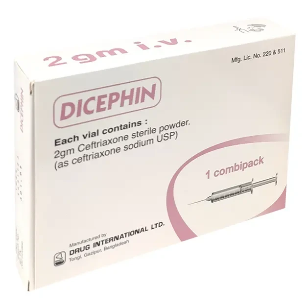 Dicephin 2gm inj Iv - https://www.upokar24.com