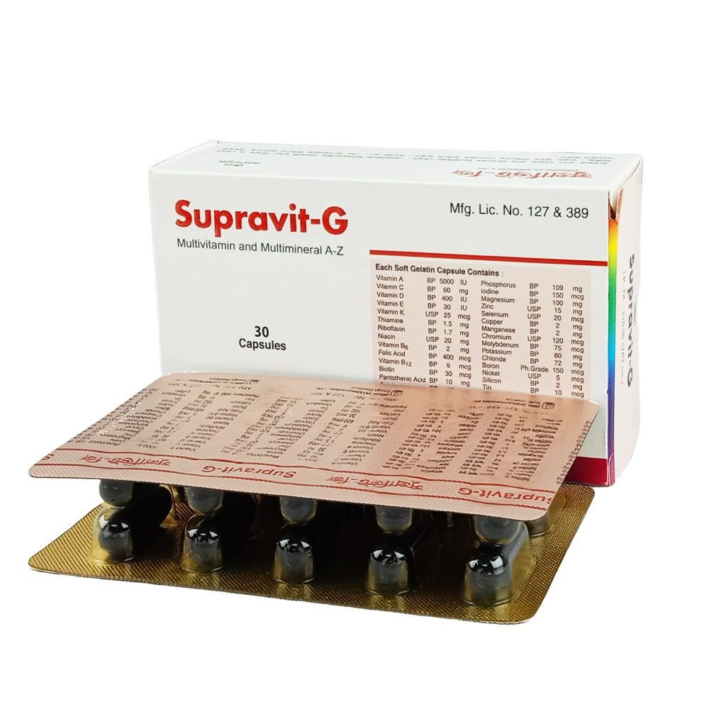 Supravit G soft cap - https://www.upokar24.com