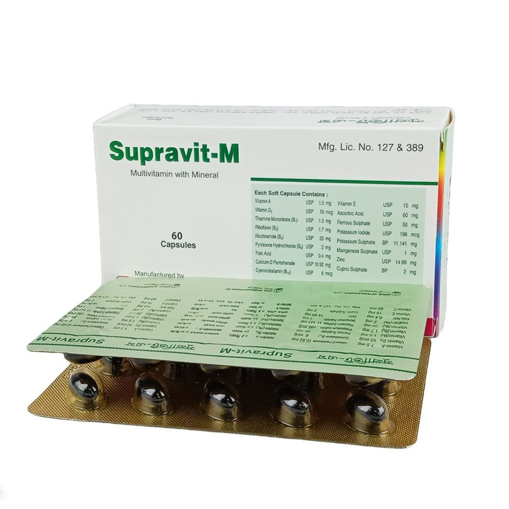 Supravit M soft cap - https://www.upokar24.com