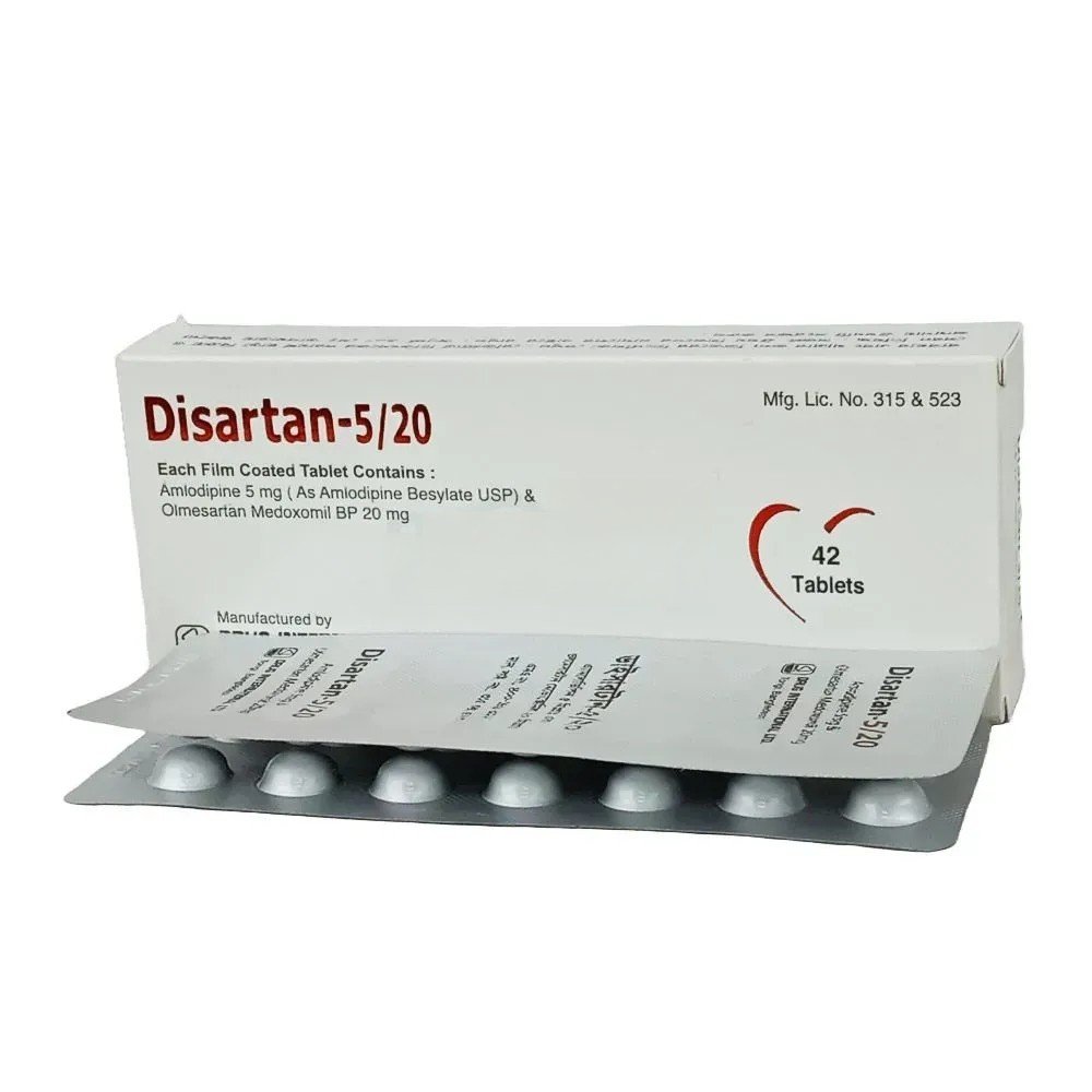 Disartan 5/20 tab - https://www.upokar24.com