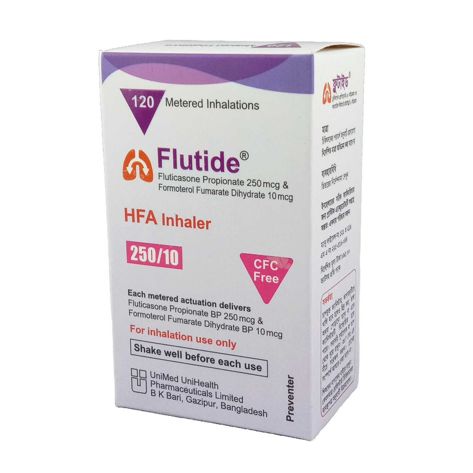 Fludita HFA 250 /10 - https://www.upokar24.com