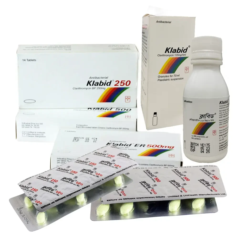 Klabid 500 TAB - https://www.upokar24.com