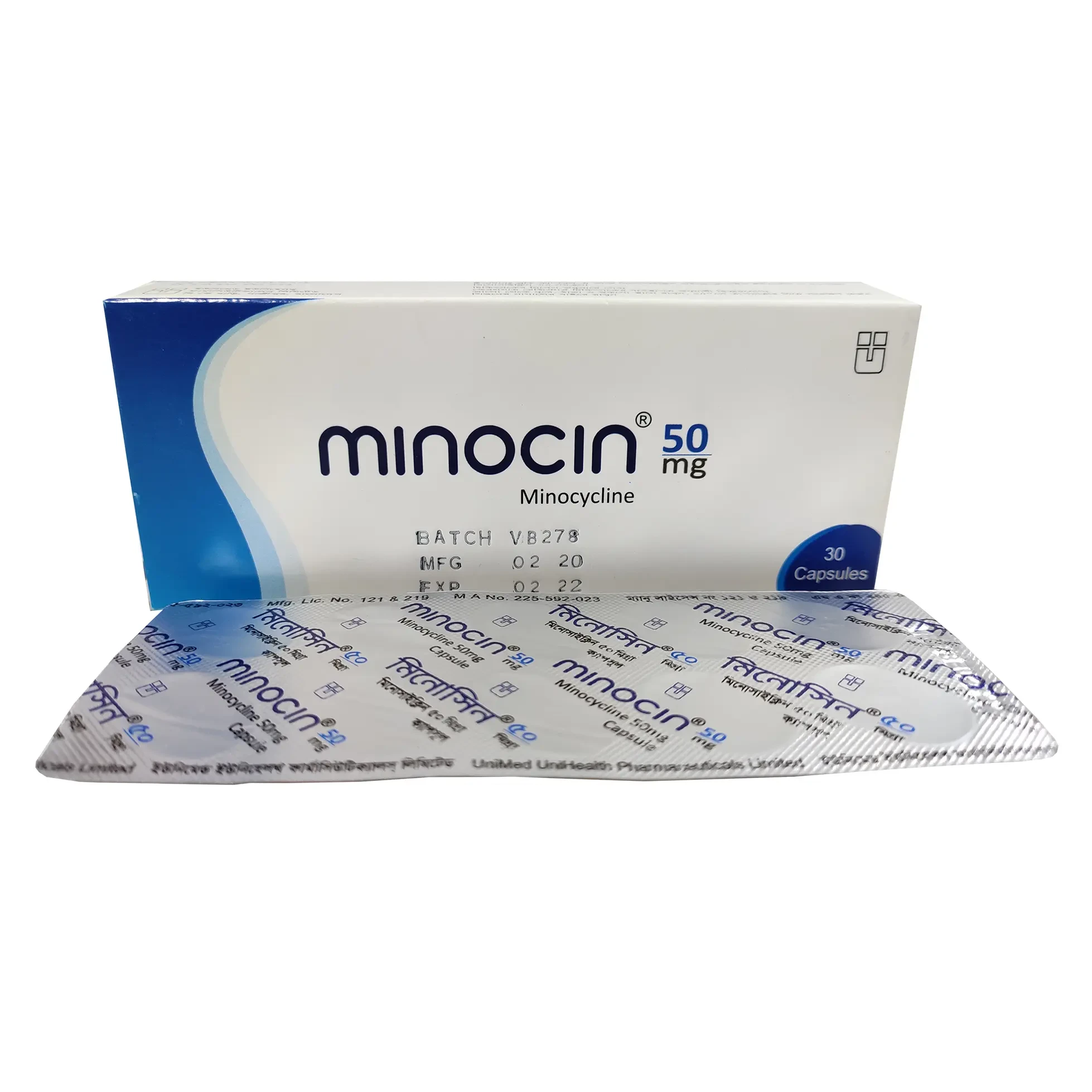 Minocin 50mg Capsule - https://www.upokar24.com