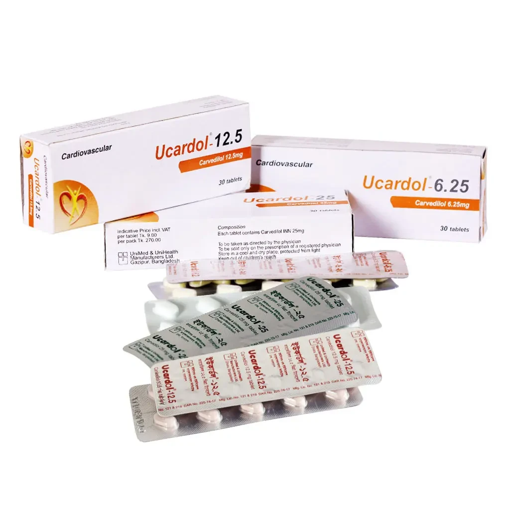 Ucardol-25 TAB - https://www.upokar24.com