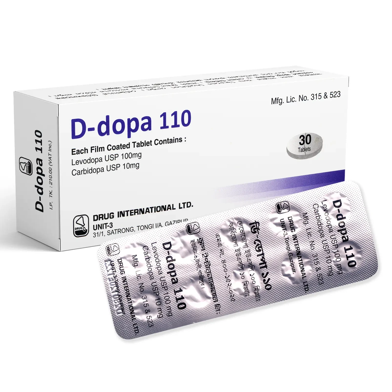 D Dopa 110mg tab - https://www.upokar24.com