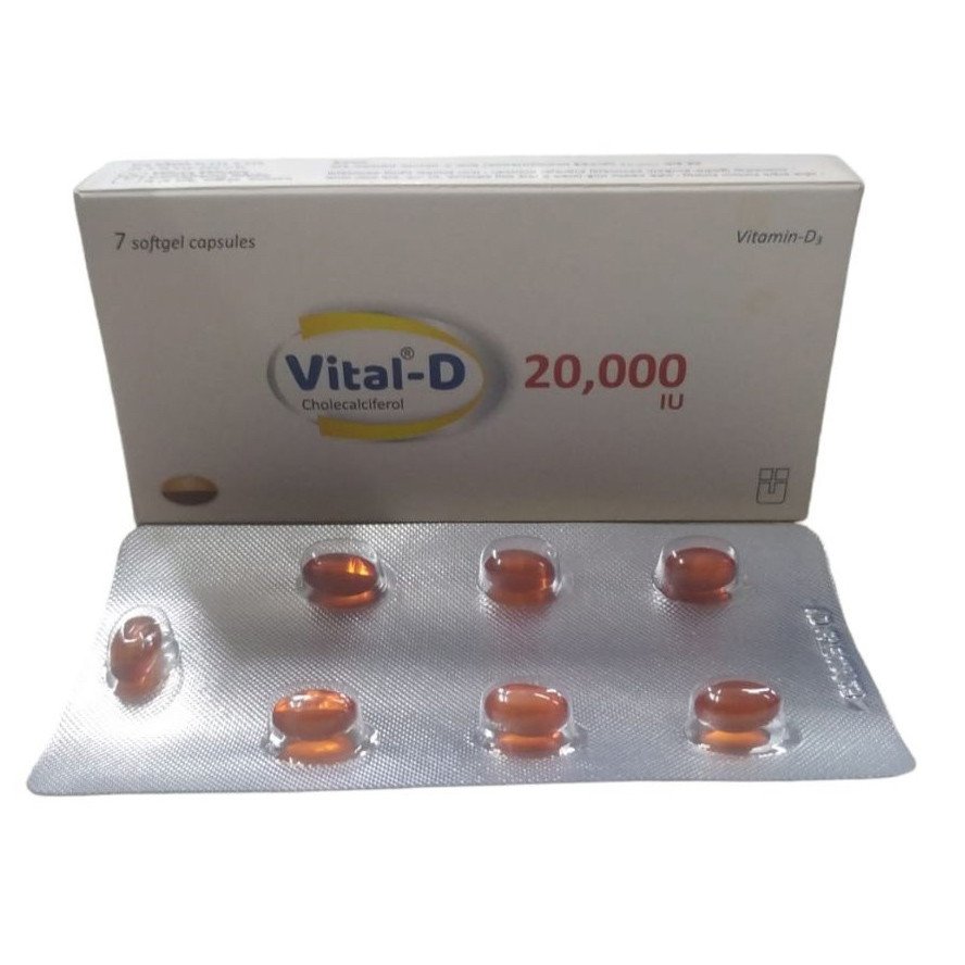 Vital-D 20000 IU Softgel Capsule - https://www.upokar24.com