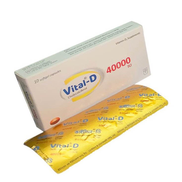 Vital-D 40000 IU Softgel Capsule - https://www.upokar24.com