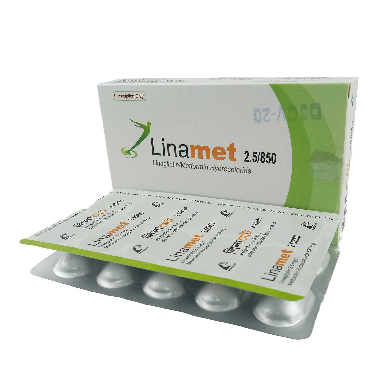 Linamet 2.5/850 TAB - https://www.upokar24.com
