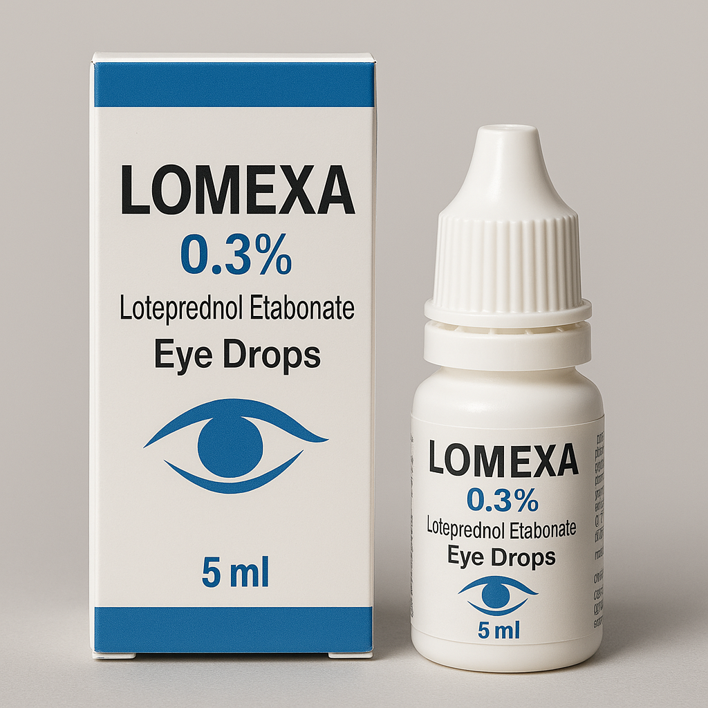 Lomexa 0.3% 5ml eye drops - https://www.upokar24.com