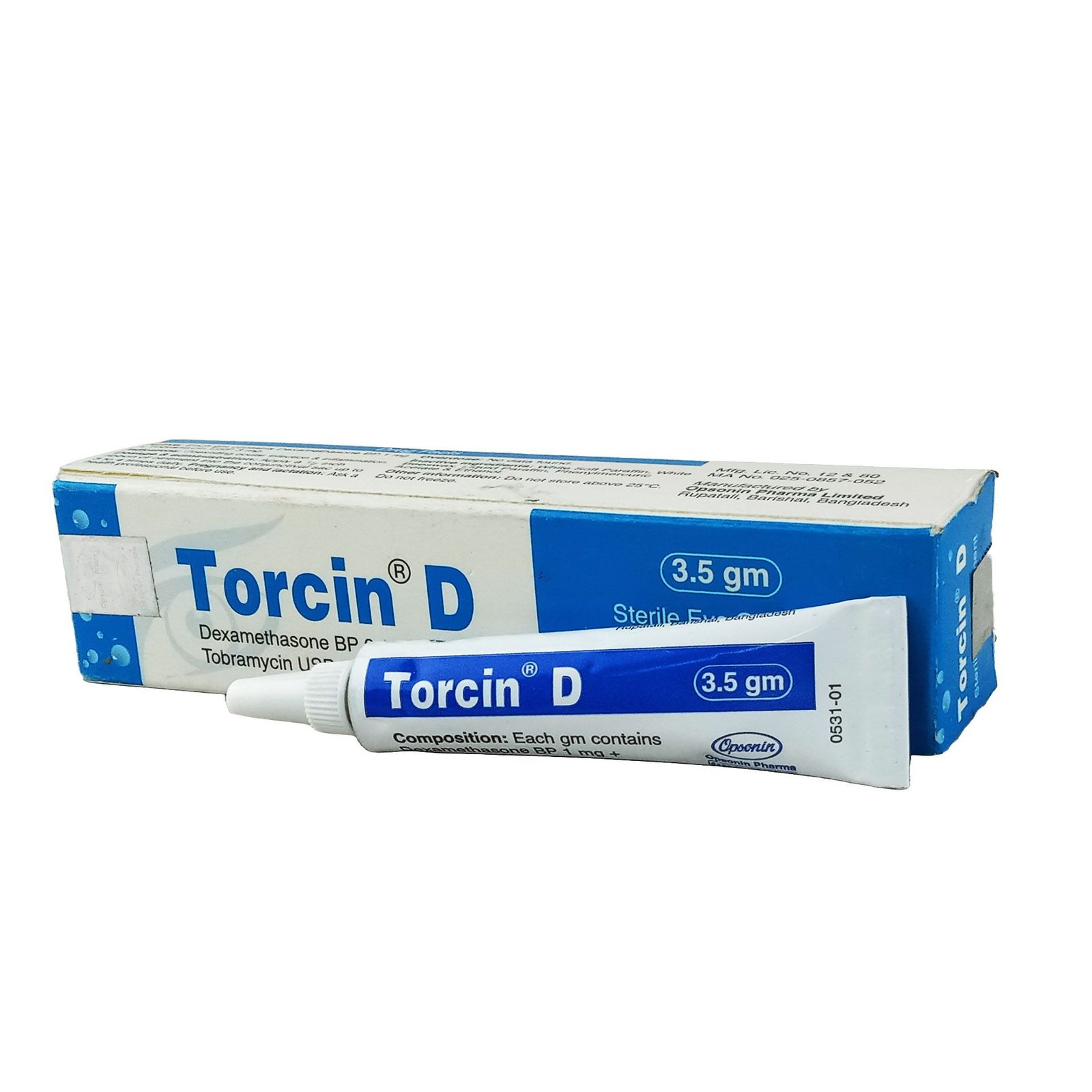 Torcin D 3.5gm Eye oinment - https://www.upokar24.com