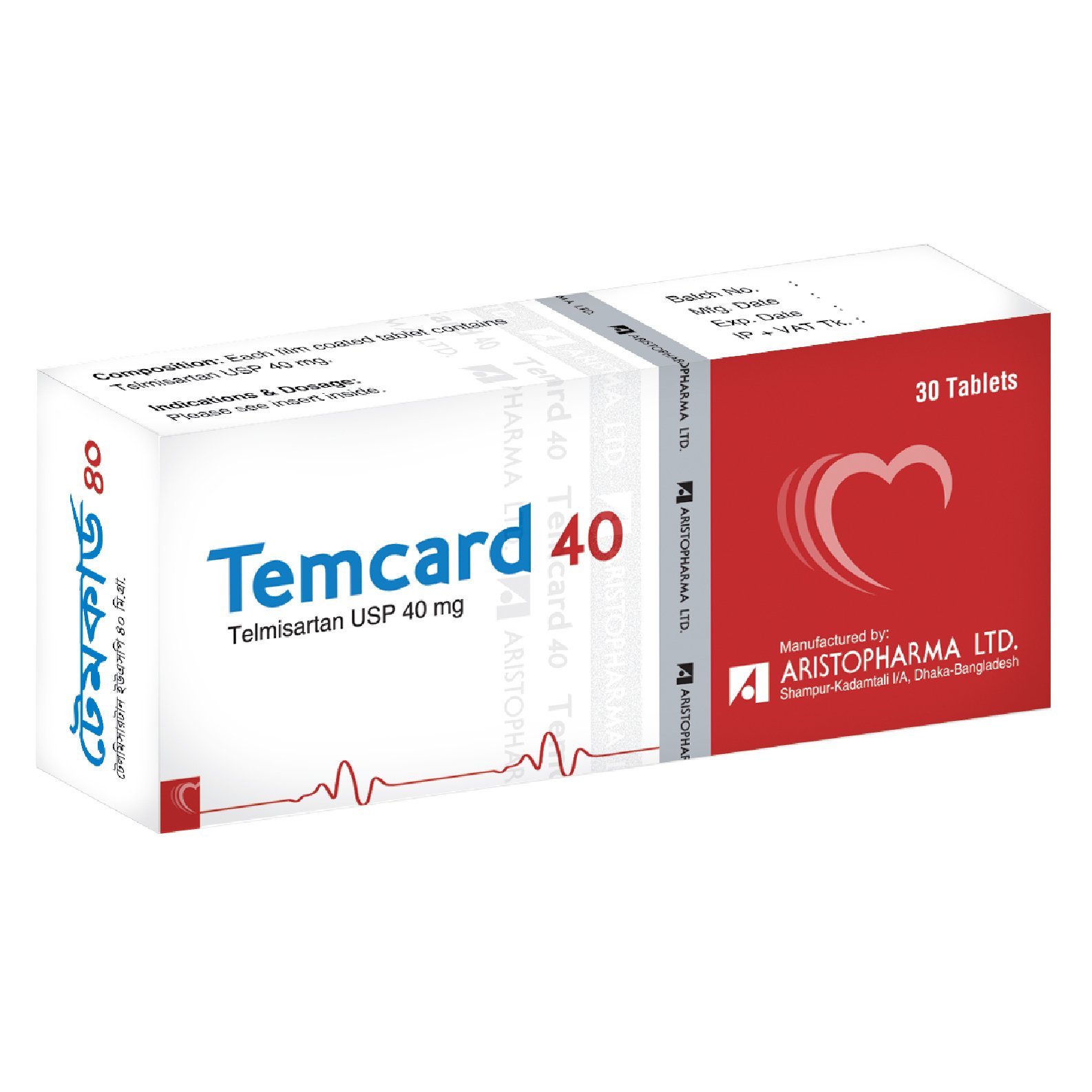Temcard 40 TAB - https://www.upokar24.com