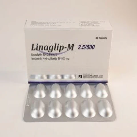 Linaglif-M 2.5/500 TAB - https://www.upokar24.com