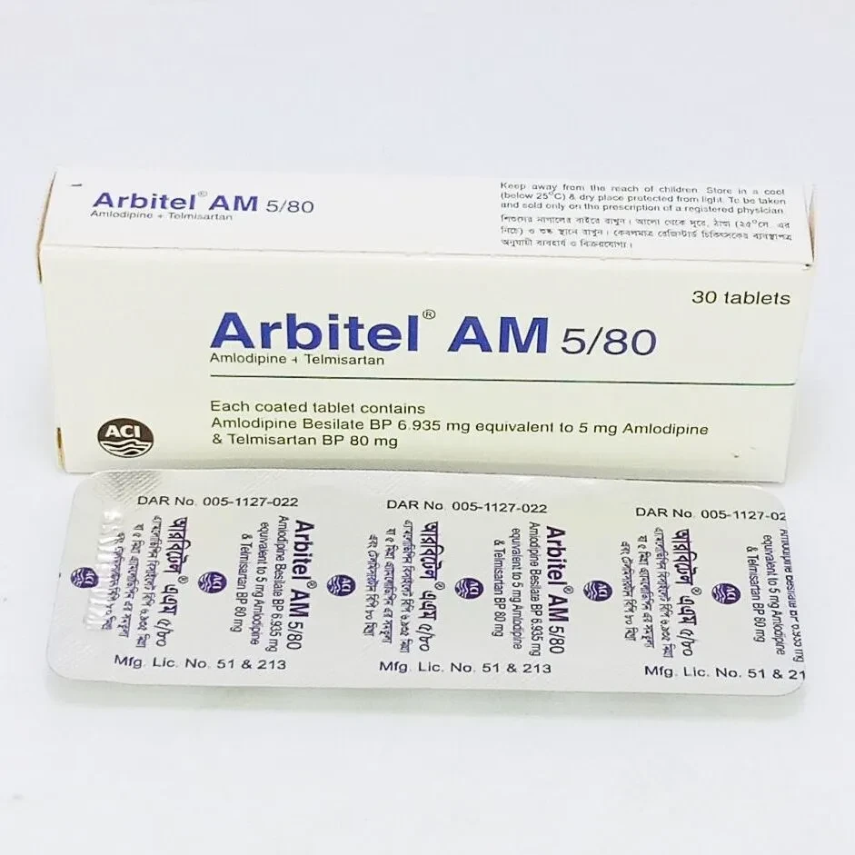 Arbitel Am 5/80mg tab - https://www.upokar24.com
