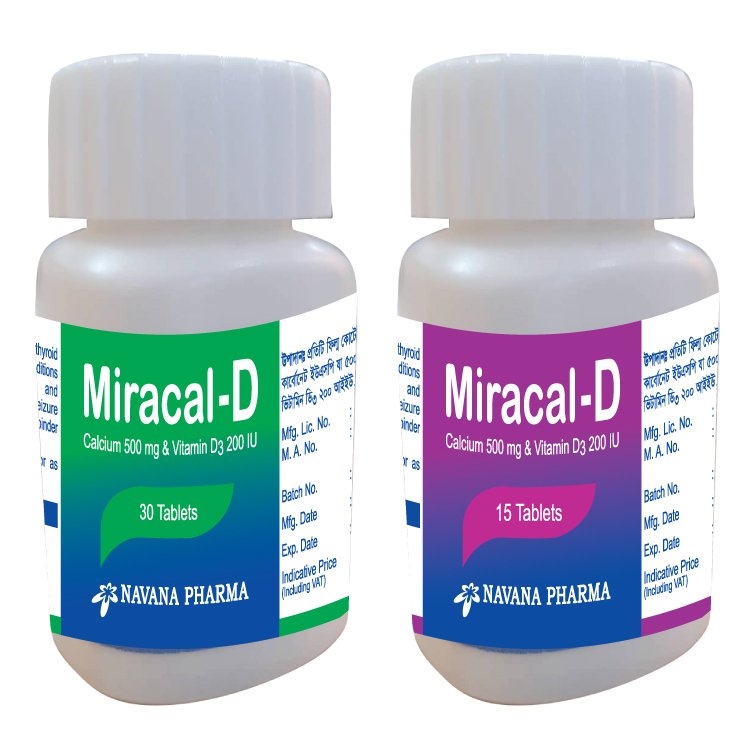 Miracal-D tab - https://www.upokar24.com
