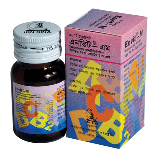 Envit M tab - https://www.upokar24.com