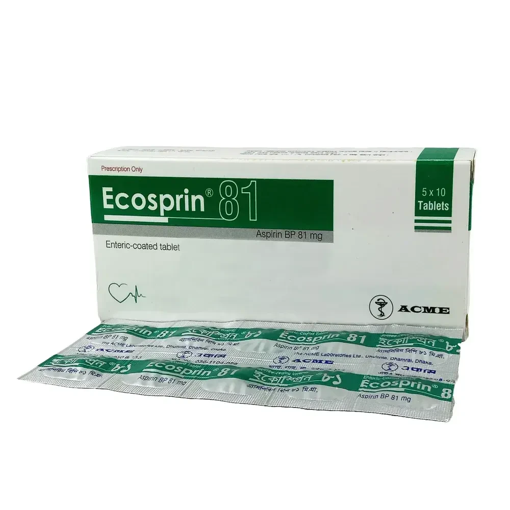 Ecosprin 81mg - https://www.upokar24.com