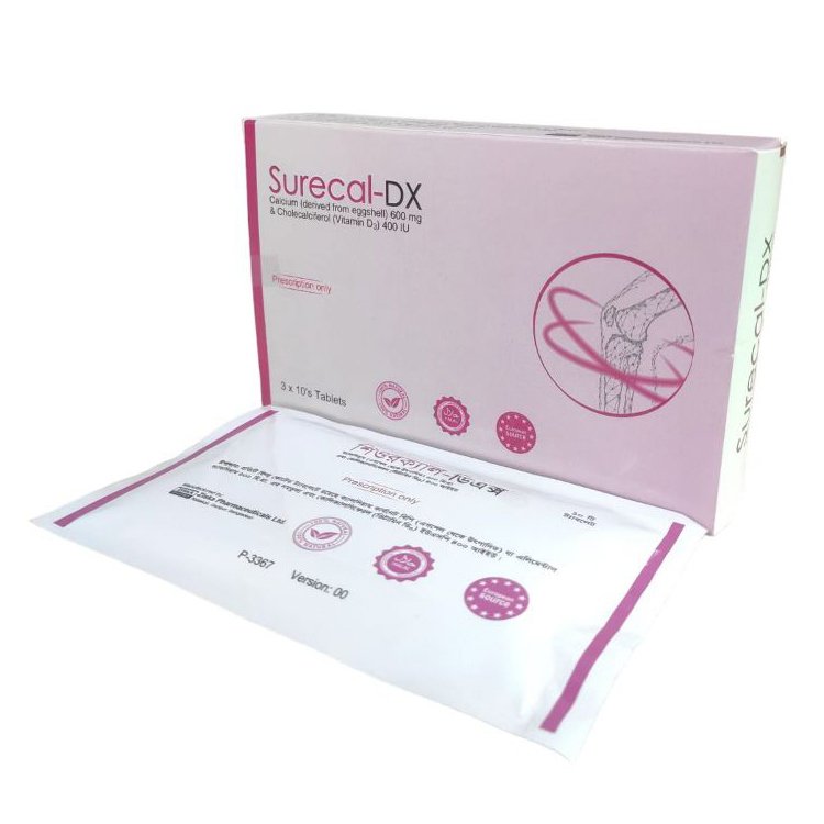 Surecal Dx 600mg tab - https://www.upokar24.com