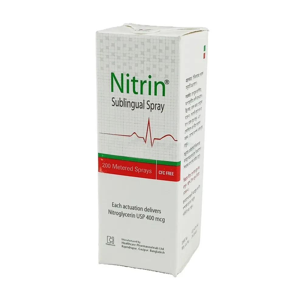 Nitrin Sublingual spray 400mcg - https://www.upokar24.com