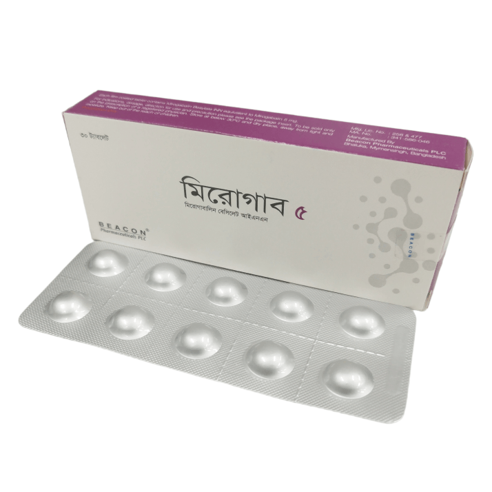 MIrogab 5mg tab - https://www.upokar24.com