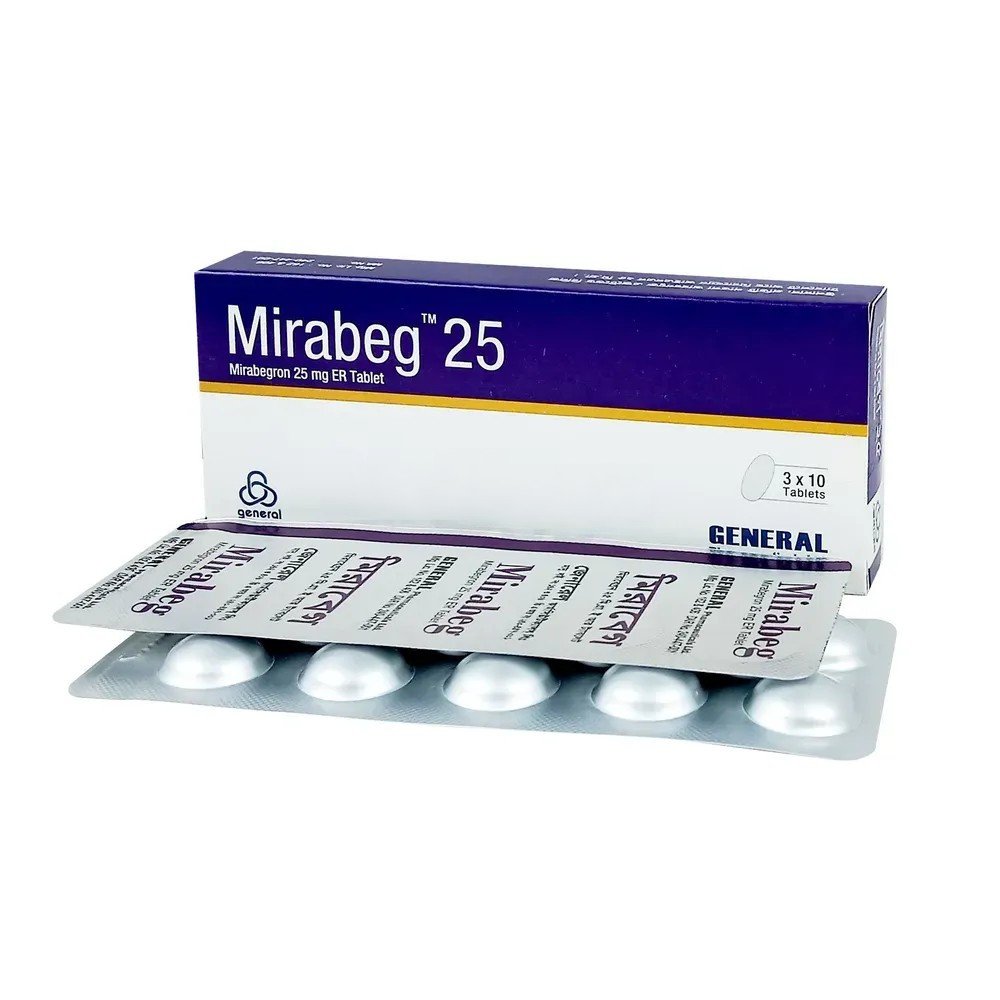 MIrabeg 25mg tab - https://www.upokar24.com
