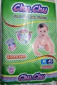 Baby Diaper chu-chu (40pc) - https://www.upokar24.com