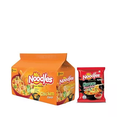 Mr. Noodles Chicken Easy Instant Noodles (Free Mr. Noodles (  62 gm) - https://www.upokar24.com