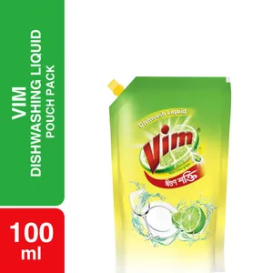 Vim Liquid Dishwash 100ml Pouch - https://www.upokar24.com
