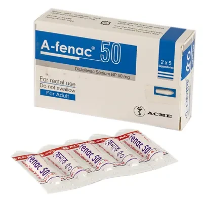 Afenac 50mg Suppository - https://www.upokar24.com