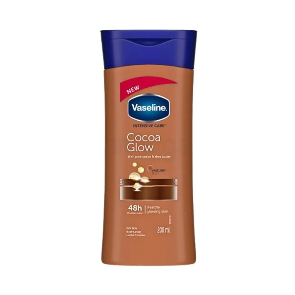Vaseline Intensive Care Cocoa Glow Body Lotion 200ml - https://www.upokar24.com