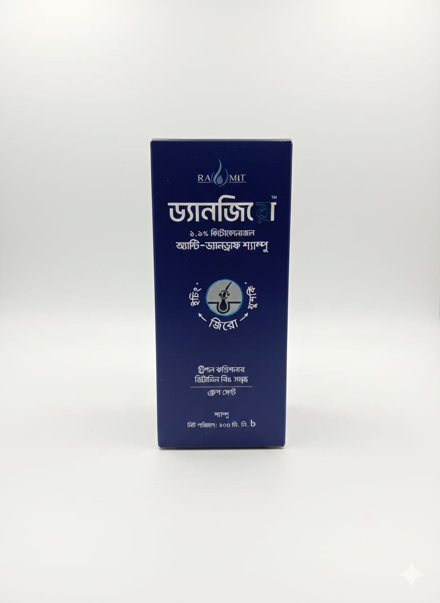 Shampoo Danzero Anti Dandruff 1.9% Ketoconzole  100ml - https://www.upokar24.com