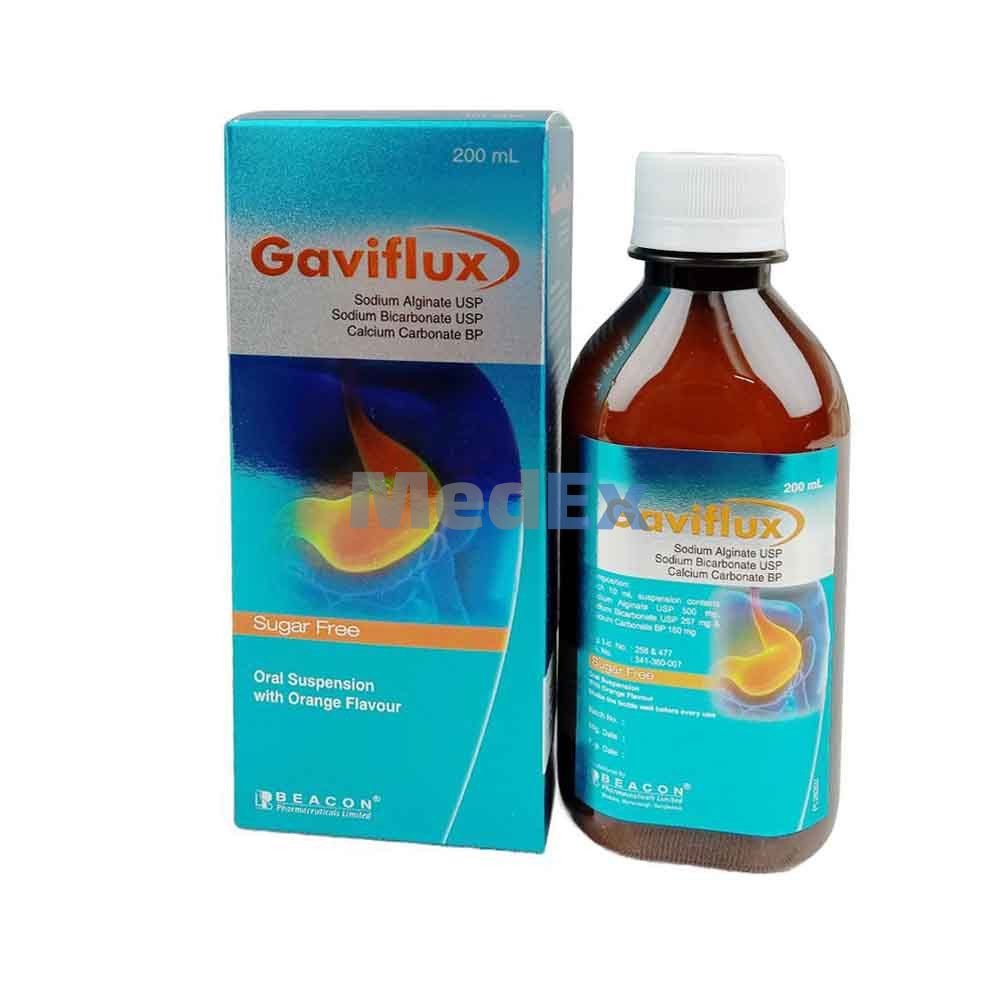 Gaviflux Oral Suspension 200ml - https://www.upokar24.com