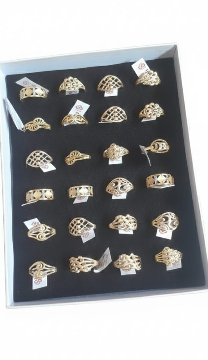 Gold Plated Women  Hand Ring High Quality Simple Desing ( মহিলাদের হাতের আংটি ) - https://www.upokar24.com