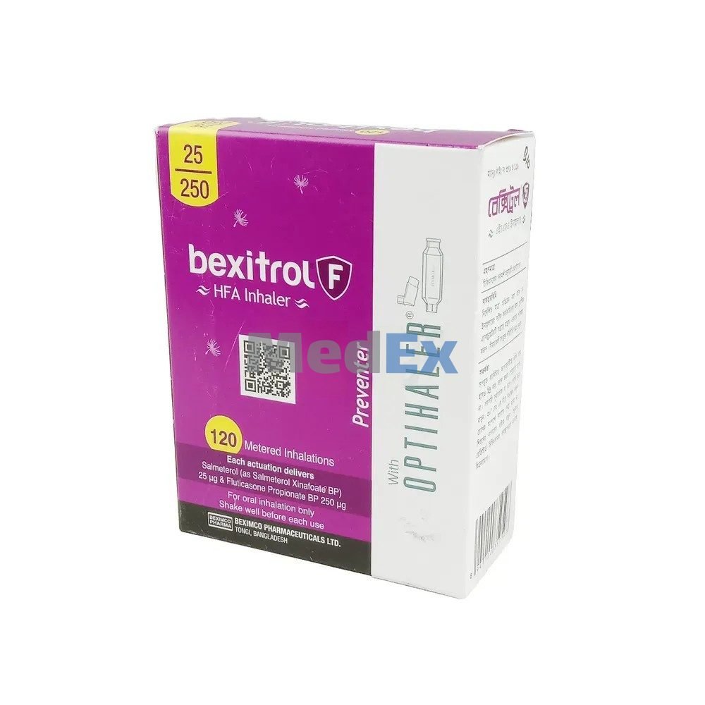 Bexitorl F 120metered doses - https://www.upokar24.com