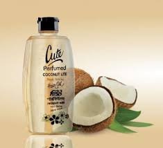 Cute perfumed coconut Hair Oil Extra lite and Non sticky( কিউট প্যারাসুট কোকোনাট তেল) - https://www.upokar24.com