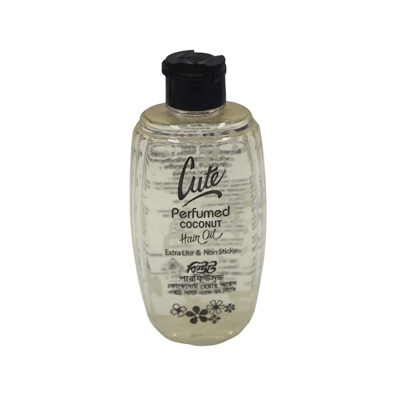 Cute perfumed coconut Hair Oil Extra lite and Non sticky 160 ml( কিউট প্যারাসুট কোকোনাট তেল) - https://www.upokar24.com
