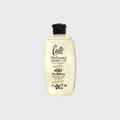 Cute perfumed coconut Hair Oil Extra lite and Non sticky 90ml( কিউট প্যারাসুট কোকোনাট তেল) - https://www.upokar24.com