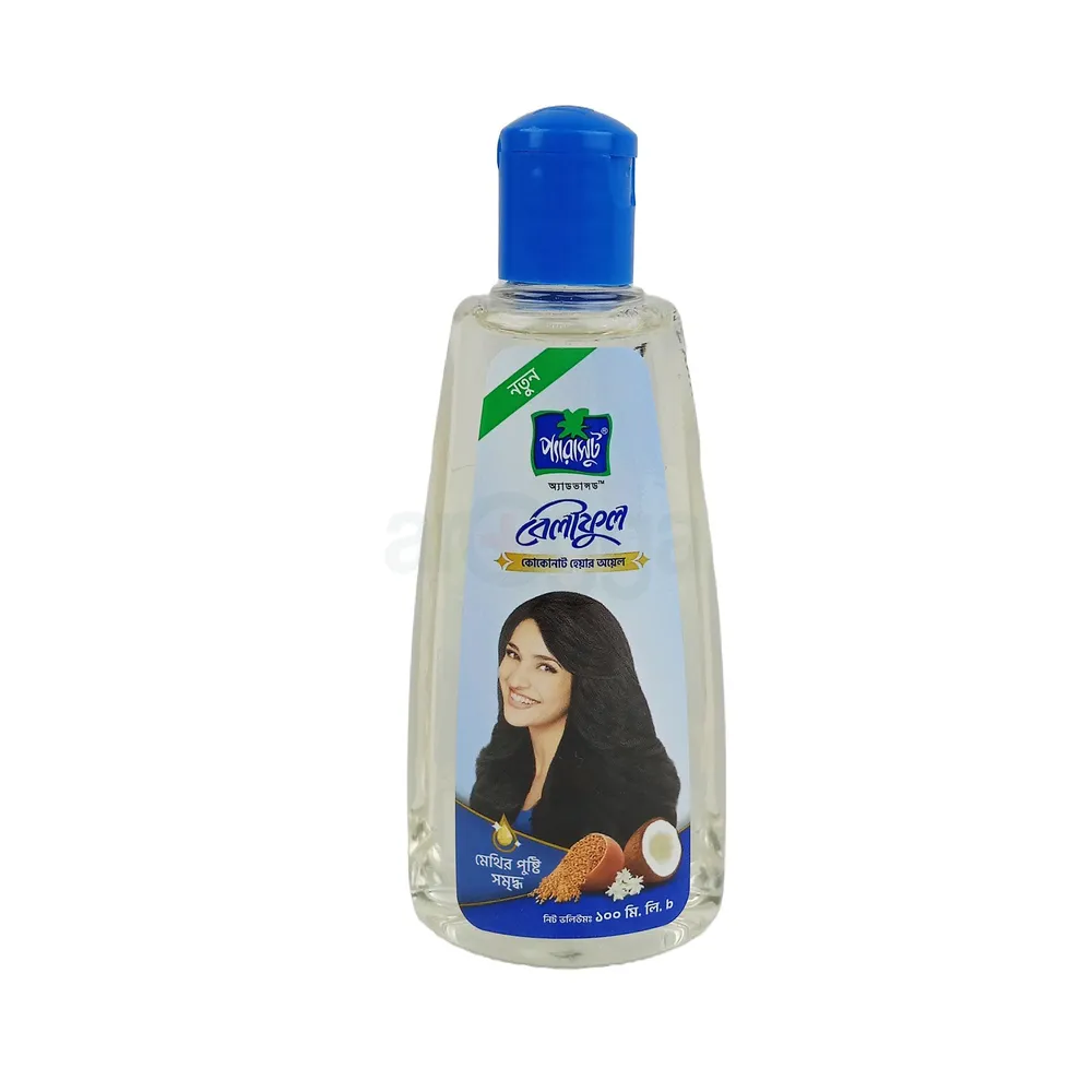Parachute Hair Oil Advansed Beliphool(100ml) বেলিফুল কোকোনাট প্যারাসুট চুলের তেল - https://www.upokar24.com