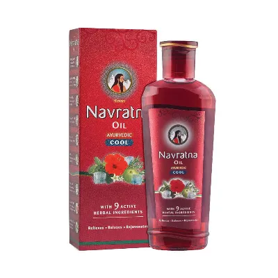 Himani Navratna Oil Ayurvedic Cool 200ml (হিমানি নবরত্ন তেল) - https://www.upokar24.com